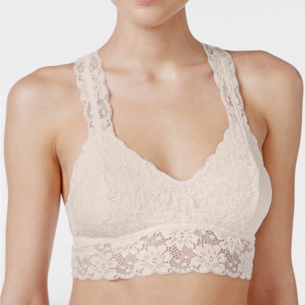 Jenni by Jennifer Moore Lace Racerback Bralette Chai